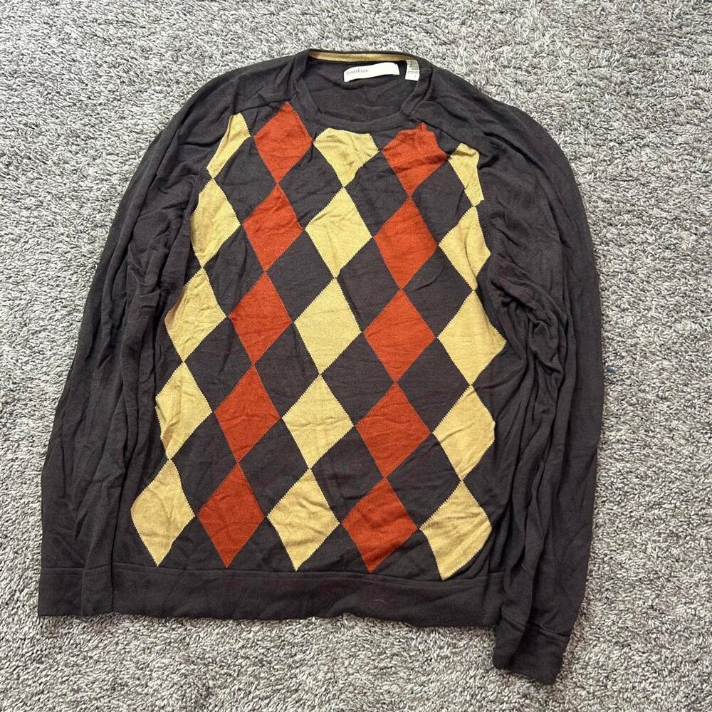 Perry ellis black red and